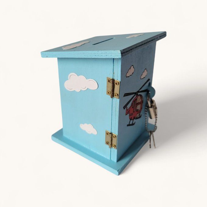 tirelire bois enfant