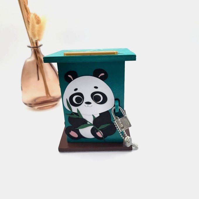 tirelire bois enfant