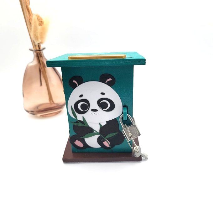 tirelire bois enfant