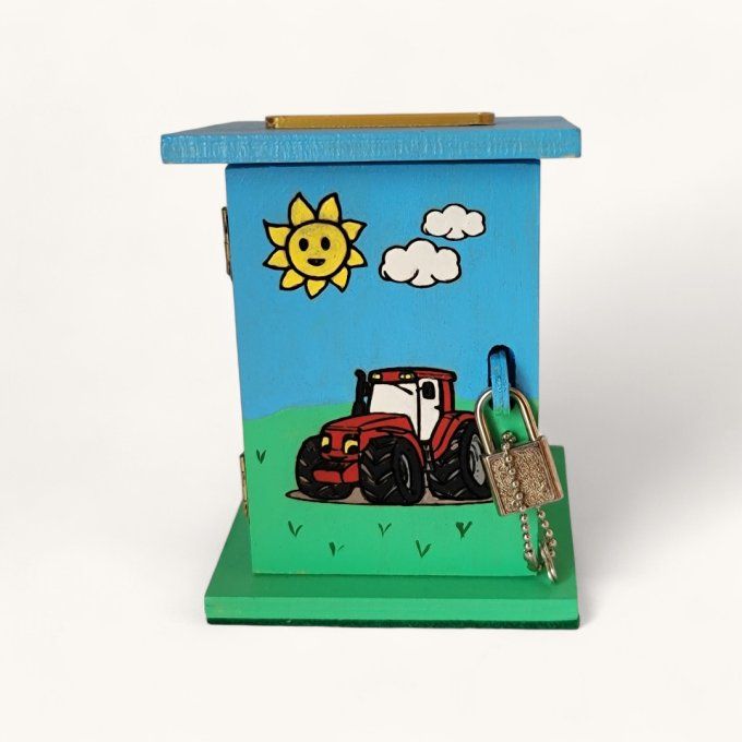 tirelire bois enfant