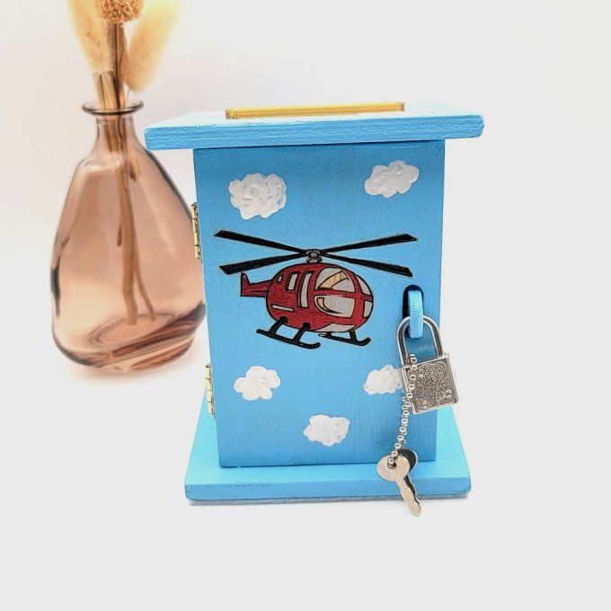 tirelire bois enfant