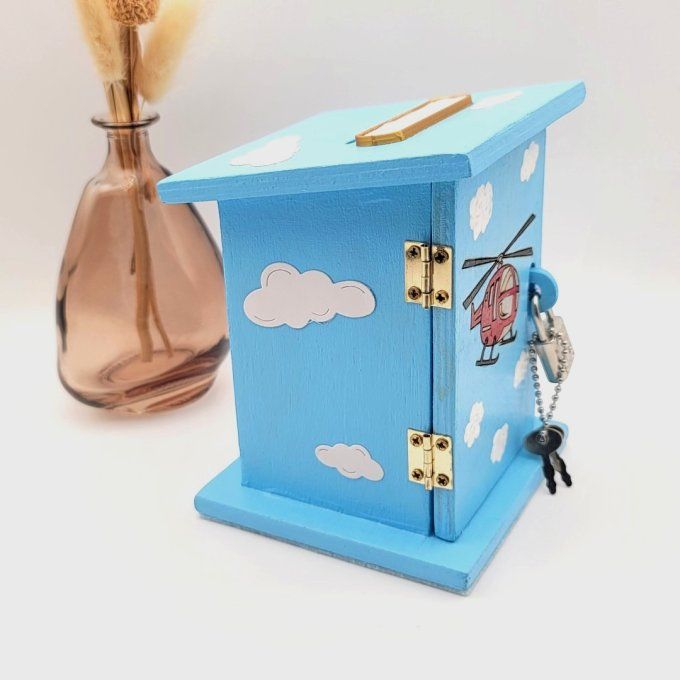 tirelire bois enfant