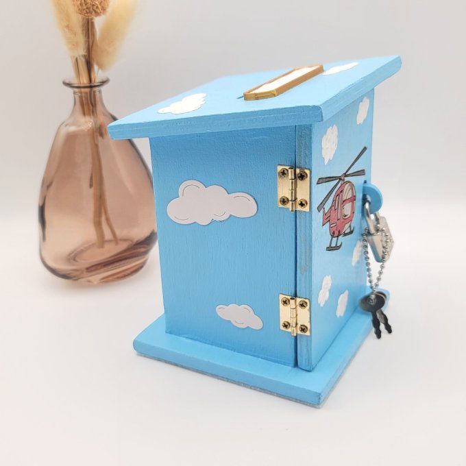 tirelire bois enfant