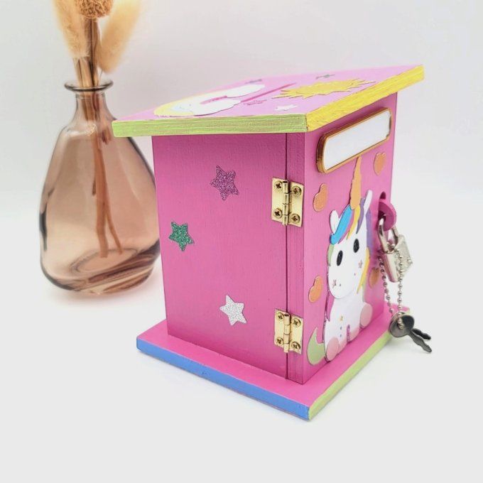 tirelire bois enfant