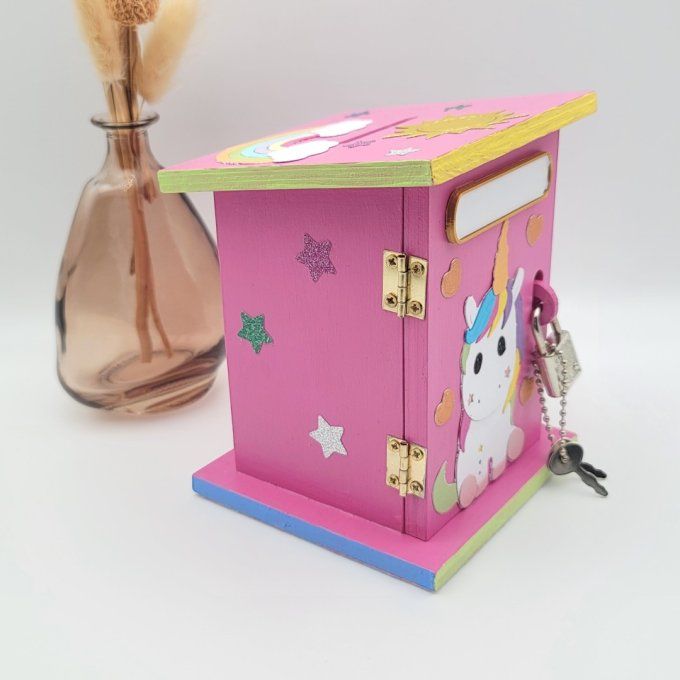 tirelire bois enfant