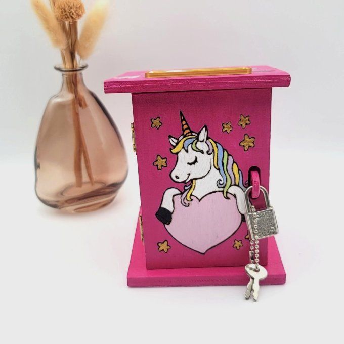 tirelire bois enfant