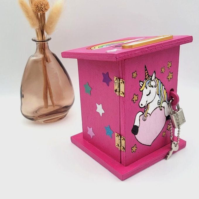 tirelire bois enfant