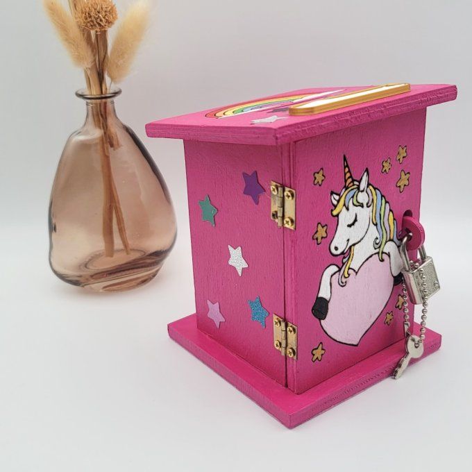 tirelire bois enfant