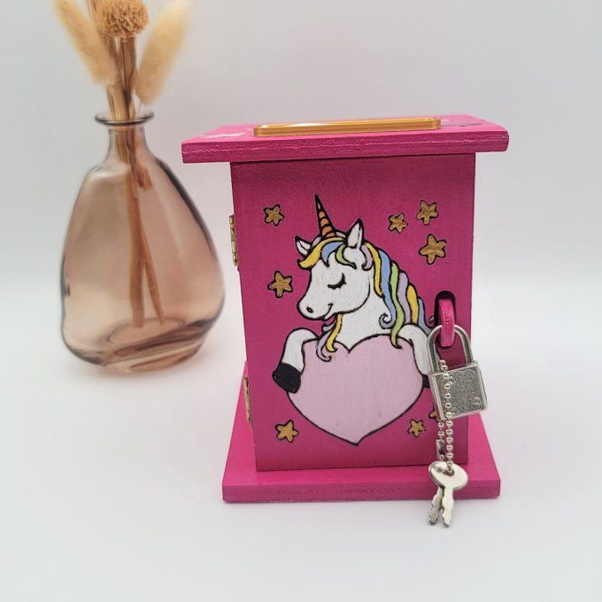 tirelire bois enfant