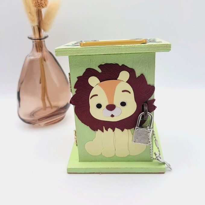 tirelire bois enfant