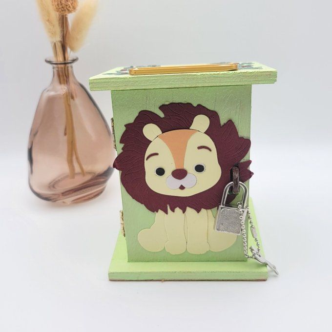 tirelire bois enfant