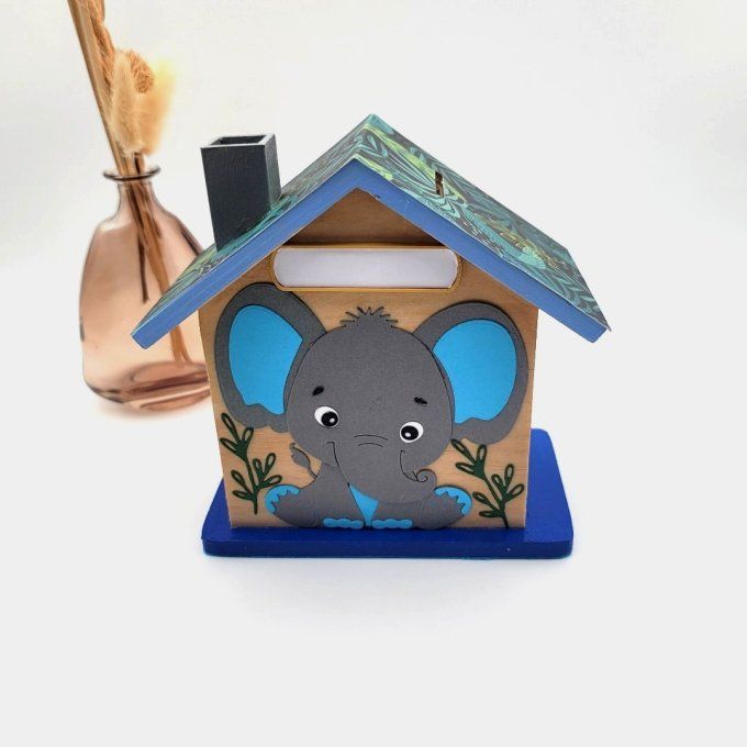 tirelire bois enfant