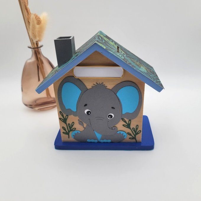 tirelire bois enfant