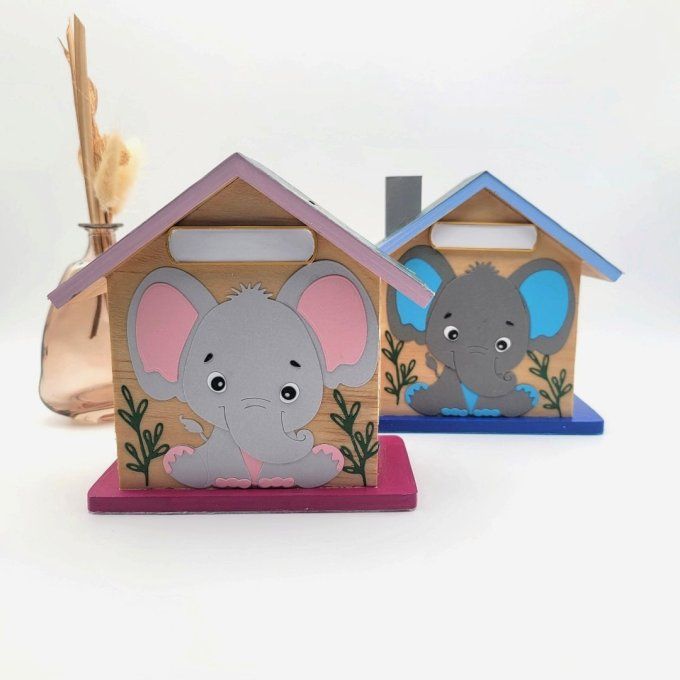 tirelire bois enfant