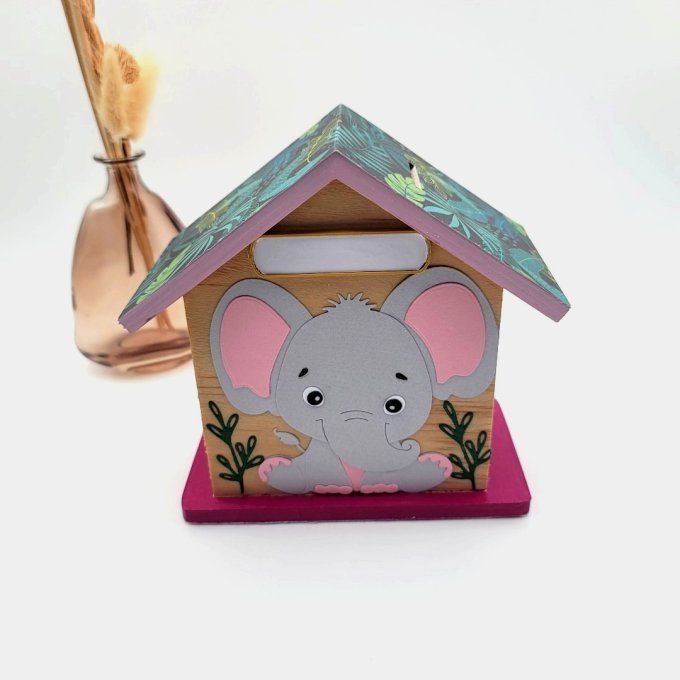 tirelire bois enfant