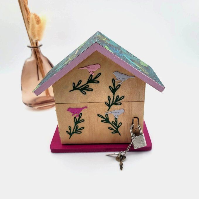 tirelire bois enfant