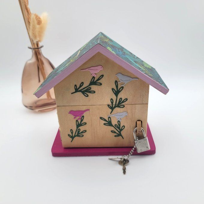 tirelire bois enfant