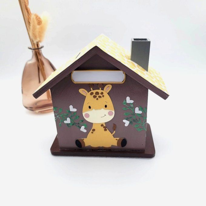 tirelire bois enfant