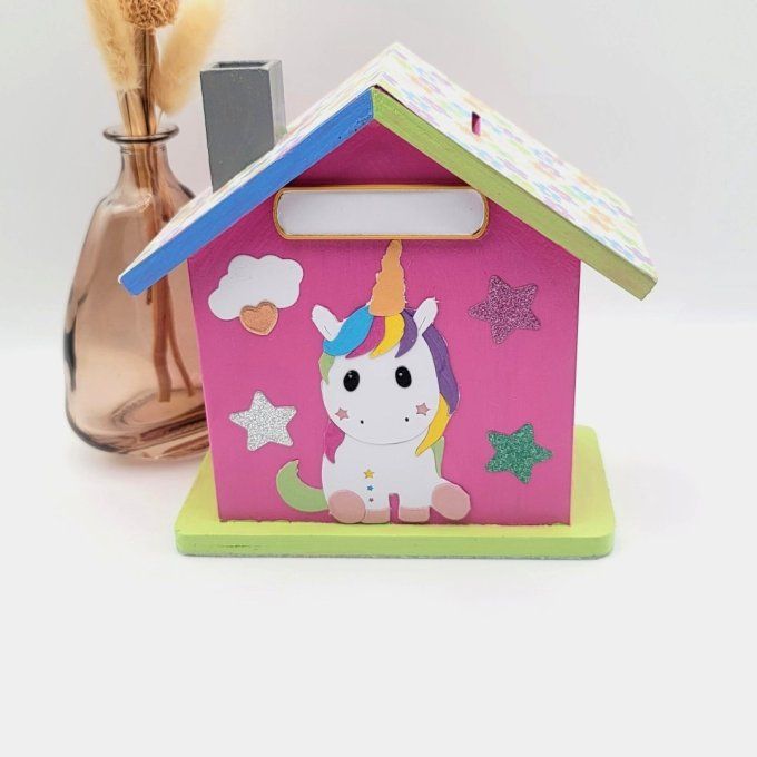 tirelire bois enfant