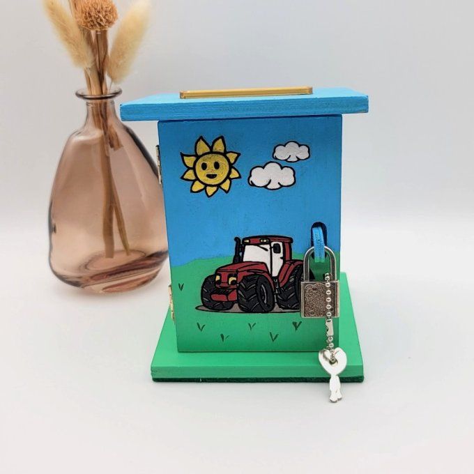 tirelire bois enfant