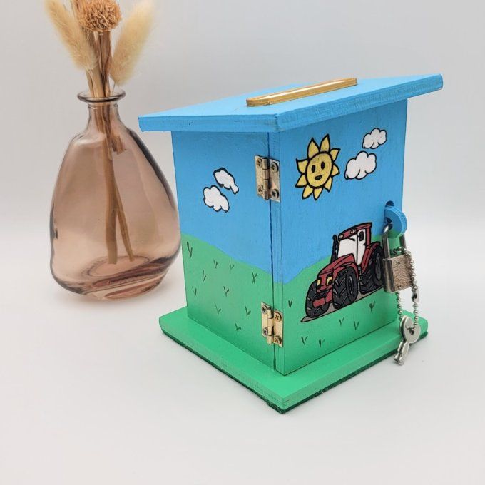 tirelire bois enfant