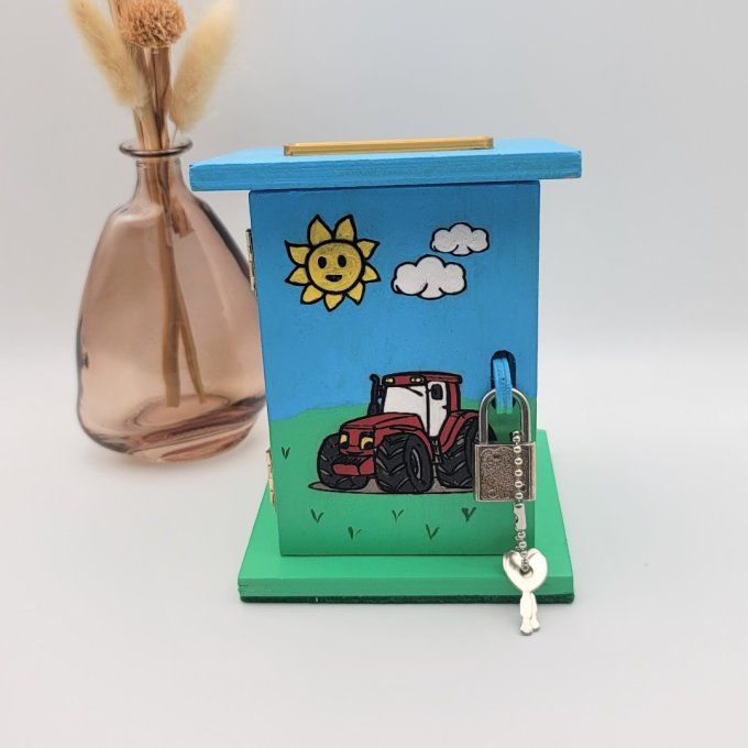 tirelire bois enfant